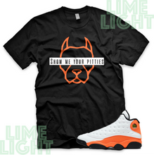 Load image into Gallery viewer, Air Jordan 13 Starfish Orange "Pitties" Air Jordan 13 Sneaker Match Shirt