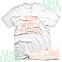 Load image into Gallery viewer, Dunk Low Orange Pearl "Too Much Sauce" Nike Dunk Low Sneaker Match Shirt Tees