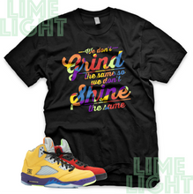 Load image into Gallery viewer, Air Jordan 5 What The "Grind Shine" Air Jordan 5s Retro | Sneaker Match T-Shirts