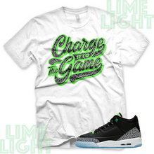 Load image into Gallery viewer, Jordan 3 Electric Green "The Game" Air Jordan 3 Retro Sneaker Match Shirt Tee