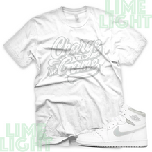 Load image into Gallery viewer, Air Jordan 1 1985 Neutral Grey "The Game" Nike Air Jordan Sneaker Match Shirt