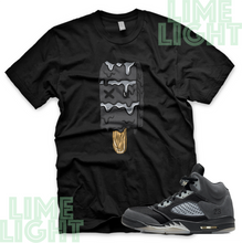 Load image into Gallery viewer, Jordan 5 Anthracite "Popsicle" Nike Air Jordan 5 Sneaker Match Shirt Tee