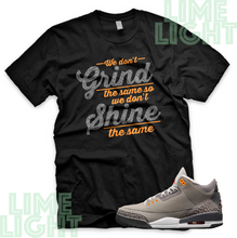 Load image into Gallery viewer, Nike Air Jordan 3 Cool Grey "Grind & Shine" Jordan 3 Sneaker Match Shirts Tees