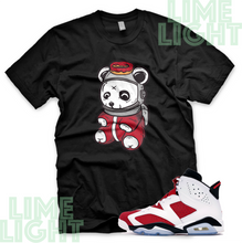 Load image into Gallery viewer, Air Jordan 6 Carmine "Astro Panda" Nike Air Jordan 6 Sneaker Match Tee Shirt