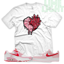 Load image into Gallery viewer, Valentines Day Nike Air Max 90 Air Force 1 "Heartless" Sneaker Match Shirt
