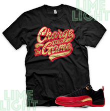 Load image into Gallery viewer, Jordan 12 Low Super Bowl "The Game" Nike Air Jordan 12 Sneaker Match Shirt Tee