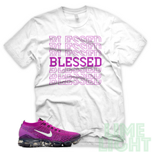 Load image into Gallery viewer, Vivid Purple "Blessed7" Vapormax Flyknit Shirt | Sneaker Match Tee | Womens Tee