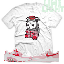 Load image into Gallery viewer, Valentines Day Nike Air Max 90 Air Force 1 "Astro Panda" Sneaker Match Shirt