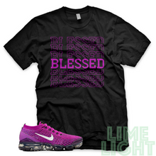 Load image into Gallery viewer, Vivid Purple "Blessed7" Vapormax Flyknit Shirt | Sneaker Match Tee | Womens Tee