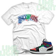 Load image into Gallery viewer, University Red/Hyper Royal "Backwoods" Air Jordan 1 Retro | Sneaker Match Shirts