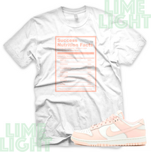 Load image into Gallery viewer, Dunk Low Orange Pearl "Success Facts" Nike Dunk Low Sneaker Match Shirt Tees