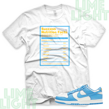Load image into Gallery viewer, Dunk Low Coast "Success Facts" Coast Blue | Sneaker Match T-Shirt | Sneaker Tees