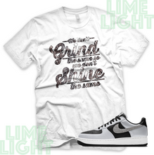 Load image into Gallery viewer, Air Force 1 Silver Snake "Grind Shine" Nike AF1 Silver Snake Sneaker Match Shirt