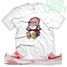 Load image into Gallery viewer, Valentines Day Nike Air Max 90 Air Force 1 "Penguin" Sneaker Match Shirt Tee