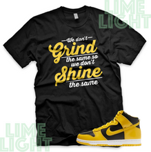 Load image into Gallery viewer, Varsity Maize Nike Dunk Highs "Grind & Shine" Nike Dunk High Sneaker Match Shirt