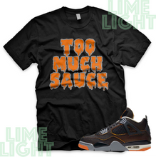 Load image into Gallery viewer, Nike Air Jordan 4 Starfish "Too Much Sauce" Air Jordan 4 Sneaker Match T-Shirts