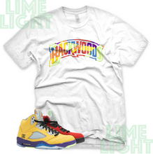 Load image into Gallery viewer, Air Jordan 5 What The "Backwoods" Air Jordan 5s Retro | Sneaker Match Tee Shirts