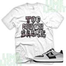 Load image into Gallery viewer, Air Force 1 Silver Snake "Sauce" Nike AF1 Silver Snake Sneaker Match Shirt