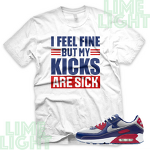 Load image into Gallery viewer, Nike Air Max 90 Pirate Radio "Sick Kicks" Airmax 90 Sneaker Match Shirts Tee