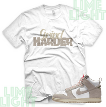 Load image into Gallery viewer, Dunk High Light Orewood "Grind Harder"Nike Dunk High Orewood Sneaker Match Shirt