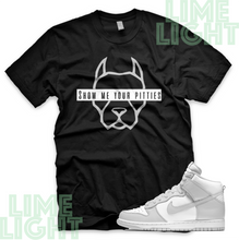 Load image into Gallery viewer, Vast Grey Nike Dunk Highs "Pitties" Nike Dunk High Sneaker Match Shirt Tee