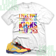 Load image into Gallery viewer, Air Jordan 5 What The "Sick Kick" Air Jordan 5s Retro | Sneaker Match Tee Shirts