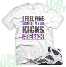 Load image into Gallery viewer, Air Jordan 7 Flint "Sick Kicks" Nike Air Jordan 7 High Sneaker Match Shirt Tee