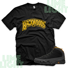 Load image into Gallery viewer, Nike Air Jordan 9 University Gold "Backwoods" Jordan 9 Sneaker Match Shirts Tees