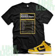 Load image into Gallery viewer, Varsity Maize Nike Dunk Highs "Success" Nike Dunk High Sneaker Match Shirt