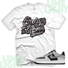 Load image into Gallery viewer, Air Force 1 Silver Snake "The Game" Nike AF1 Silver Snake Sneaker Match Shirt