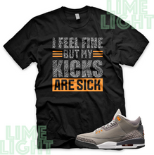Load image into Gallery viewer, Nike Air Jordan 3 Cool Grey "Sick Kicks" Jordan 3 Sneaker Match Shirts Tees
