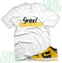 Load image into Gallery viewer, Varsity Maize Nike Dunk Highs "Grind & Shine" Nike Dunk High Sneaker Match Shirt
