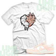 Load image into Gallery viewer, Dunk Low Orange Pearl "Heartless" Nike Dunk Low Sneaker Match Shirt Tees