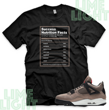 Load image into Gallery viewer, Nike Air Jordan 4 Taupe Haze "Success Facts" Jordan 4 Sneaker Match Shirts Tees