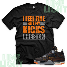 Load image into Gallery viewer, Nike Air Jordan 4 Starfish "Sick Kicks" Air Jordan 4 Sneaker Match T-Shirts
