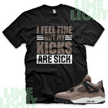 Load image into Gallery viewer, Nike Air Jordan 4 Taupe Haze "Sick Kicks" Jordan 4 Sneaker Match Shirts Tees