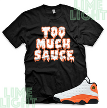 Load image into Gallery viewer, Air Jordan 13 Starfish Orange "Sauce" Air Jordan 13 Sneaker Match Shirt