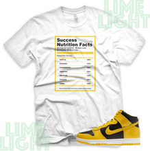 Load image into Gallery viewer, Varsity Maize Nike Dunk Highs "Success" Nike Dunk High Sneaker Match Shirt