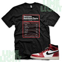 Load image into Gallery viewer, Air Jordan 1 Trophy Room "Success Facts" Nike Air Jordan 1 Sneaker Match Shirt