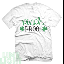 Load image into Gallery viewer, White "PINCH PROOF" St. Patrick's Day T-Shirt