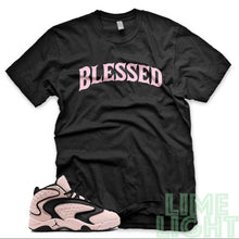 Load image into Gallery viewer, Air Jordan OG Barely Rose "BW BLESSED" Black Sneaker T-Shirt