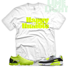 Load image into Gallery viewer, Volt "Happy and Humble" Vapormax Flyknit | Air Max 90 | Air Force 1 x Off White Sneaker T-Shirt