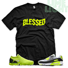 Load image into Gallery viewer, Volt "Money Blessed" Vapormax Flyknit | Air Max 90 | Air Force 1 x Off White Black Sneaker T-Shirt