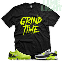 Load image into Gallery viewer, Volt "Grind Time" Vapormax Flyknit | Air Max 90 | Air Force 1 x Off White Black Sneaker T-Shirt