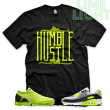 Load image into Gallery viewer, Volt "Stay Humble Hustle Hard" Vapormax Flyknit | Air Max 90 | Air Force 1 x Off White Black Sneaker T-Shirt