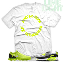 Load image into Gallery viewer, Volt "Ain't No Hood Like Fatherhood" Vapormax Flyknit | Air Max 90 | Air Force 1 x Off White Sneaker T-Shirt
