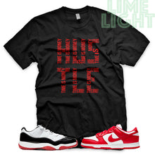 Load image into Gallery viewer, University Red "Time is Money" AJ1 Retro OG Bloodline | Dunk Low SP | AF1 Low | Jordan 11 Retro Bred Low | Balck Sneaker Shirt