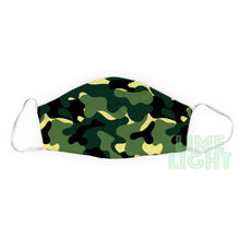 Load image into Gallery viewer, Green "Camouflage | Camo" Cute Reusable Washable Face Mask with Free Filter
