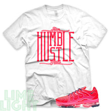 Load image into Gallery viewer, Bright Crimson/ Pink Blast/ Court Purple "Stay Humble Hustle Hard" VaporMax Plus White T-Shirt