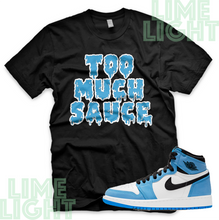Load image into Gallery viewer, Nike Air Jordan 1 University Blue &quot;Sauce&quot; Jordan 1 Sneaker Match Shirts Tees
